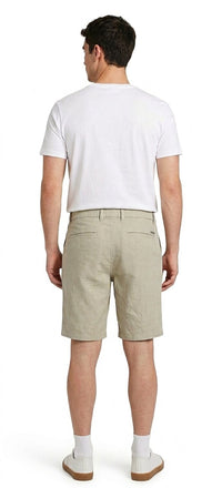Tbase Men's Solid Regular Fit Cotton Shorts–Cement