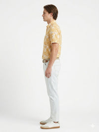 T-Base Men Regular Fit Cotton Casual Shirt | Short Sleeve|HONEY