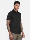 HALF SLEEVE COTTON TWILL SHIRT