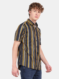 HALF SLEEVE COTTON PRINTED SHIRT