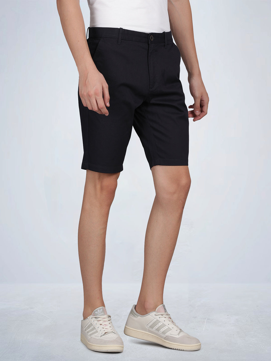 Men’s Dark Navy Casual Shorts – Regular Fit