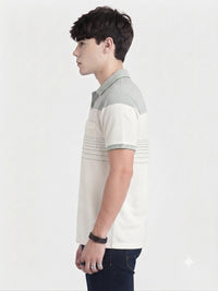 T-Base Men's Solid Polo T-Shirt |  Regular Fit | Half Sleeve | Polo Collar |ASPEN GREEN
