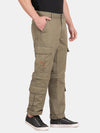 Solid Cargo Pants