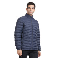 Men’s Classic Ink Blue Polyester Jacket - Regular fit