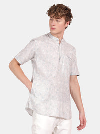 HALF SLEEVE COTTON KURTA LINEN SHIRT