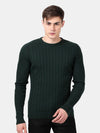 T-Base Men Green Pullover