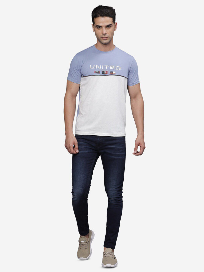 T-Base Men Typography Printed T-Shirt