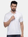 T-Base Men Polo Collar Pockets T-Shirt