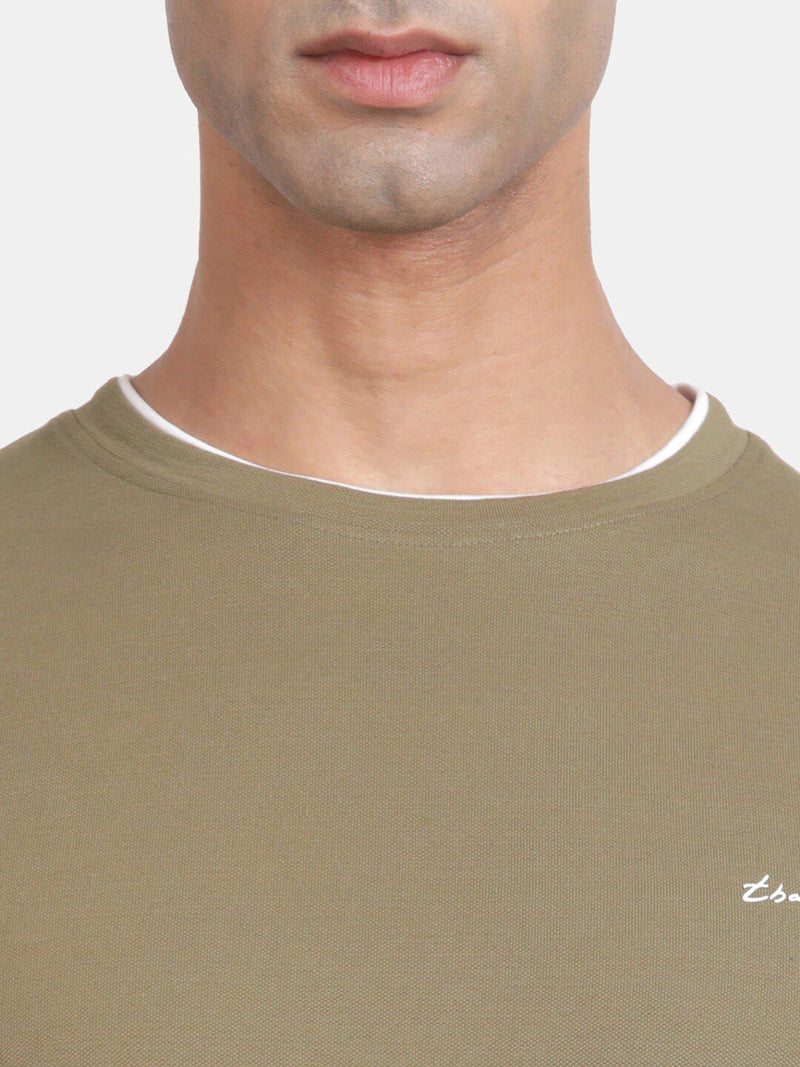 T-Base Round Neck Cotton Relaxed Fit T-Shirt