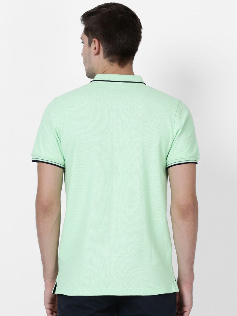 HALF SLEEVE POLO COLLAR T-SHIRT