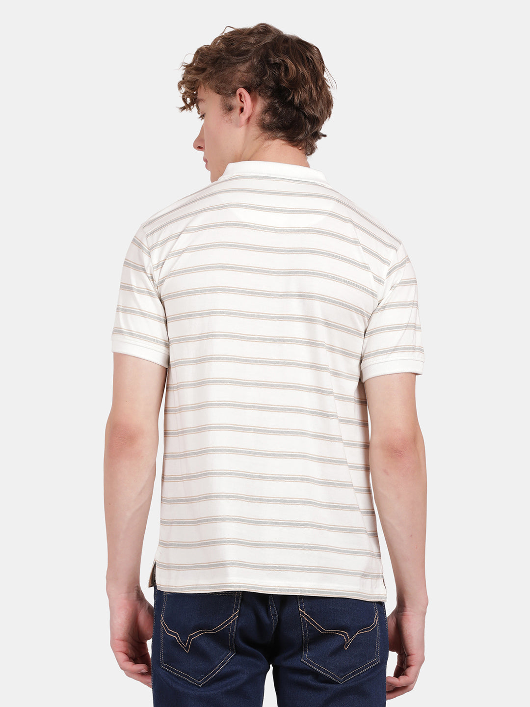 STRIPER POLO COLLAR T-SHIRT – Shop T-base