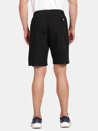 Men’s Black  Casual Shorts – Regular Fit