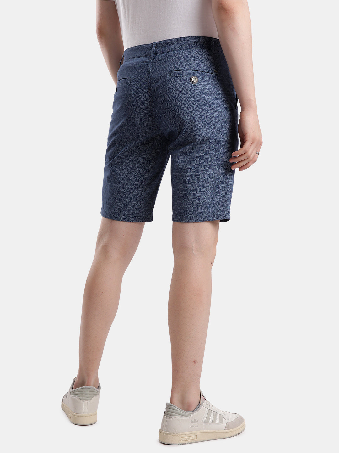 Tbase Men’s Printed Casual Shorts – Majolica Blue