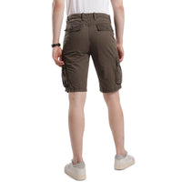 T-base Men's Casual Cargo Shorts | Mid-Rise | Regular Fit |Olive Night