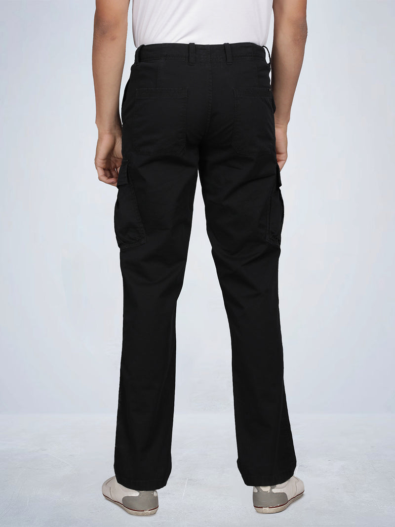 T-Base Men Regular Fit Cargos Trousers