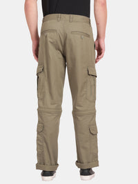 Solid Cargo Pants