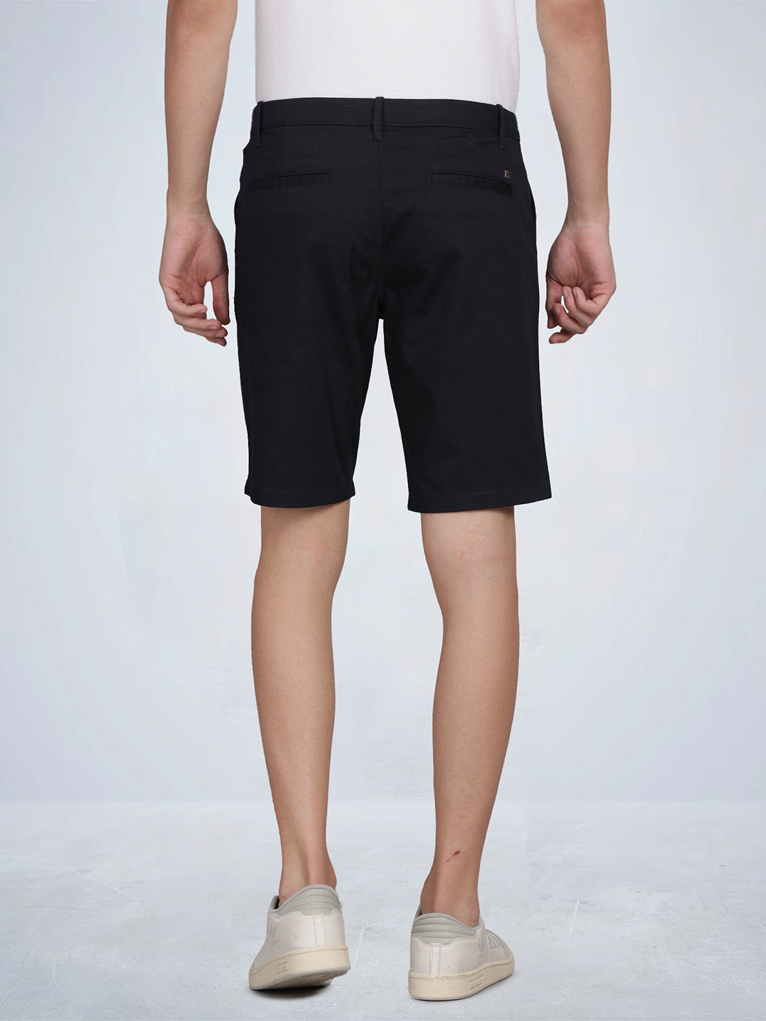 Men’s Dark Navy Casual Shorts – Regular Fit