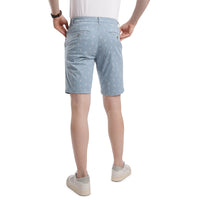 Tbase Men’s Printed Casual Shorts – Sky Blue