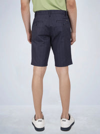 Tbase Men’s Navy Printed Casual Shorts