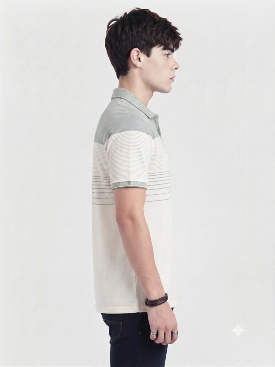 T-Base Men's Solid Polo T-Shirt |  Regular Fit | Half Sleeve | Polo Collar |ASPEN GREEN