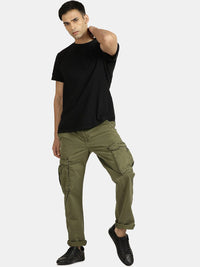 T-Base Men Mid-Rise Cargos Trousers
