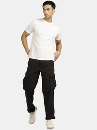 T-Base Men Mid-Rise Cargos Trousers