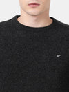 T-Base Round Neck Woollen Pullover Sweater