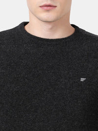 T-Base Round Neck Woollen Pullover Sweater