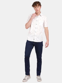 HALF SLEEVE COTTON PRINTED SHIRT