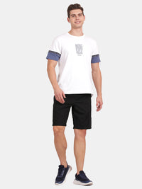 Men’s Black  Casual Shorts – Regular Fit
