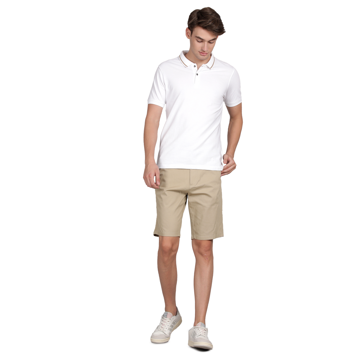 Men’s Cement Casual Shorts – Regular Fit