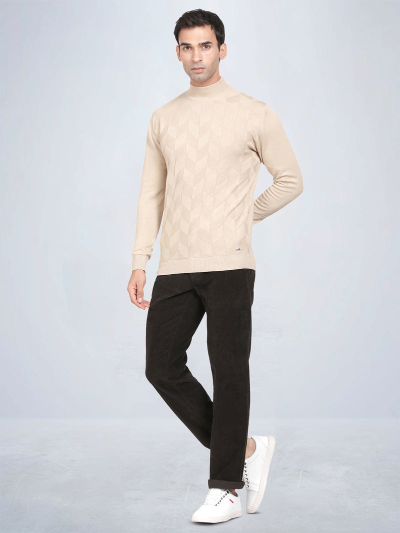 High Neck Safari Full Sleeve Pullover