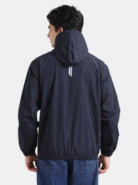 TBASE Men’s NAVY Waterproof Rain Jacket with Hood
