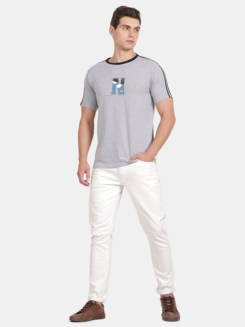 CREW NECK GRAPHIC T-SHIRT