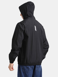 TBASE Men’s BLACK Waterproof Rain Jacket with Hood
