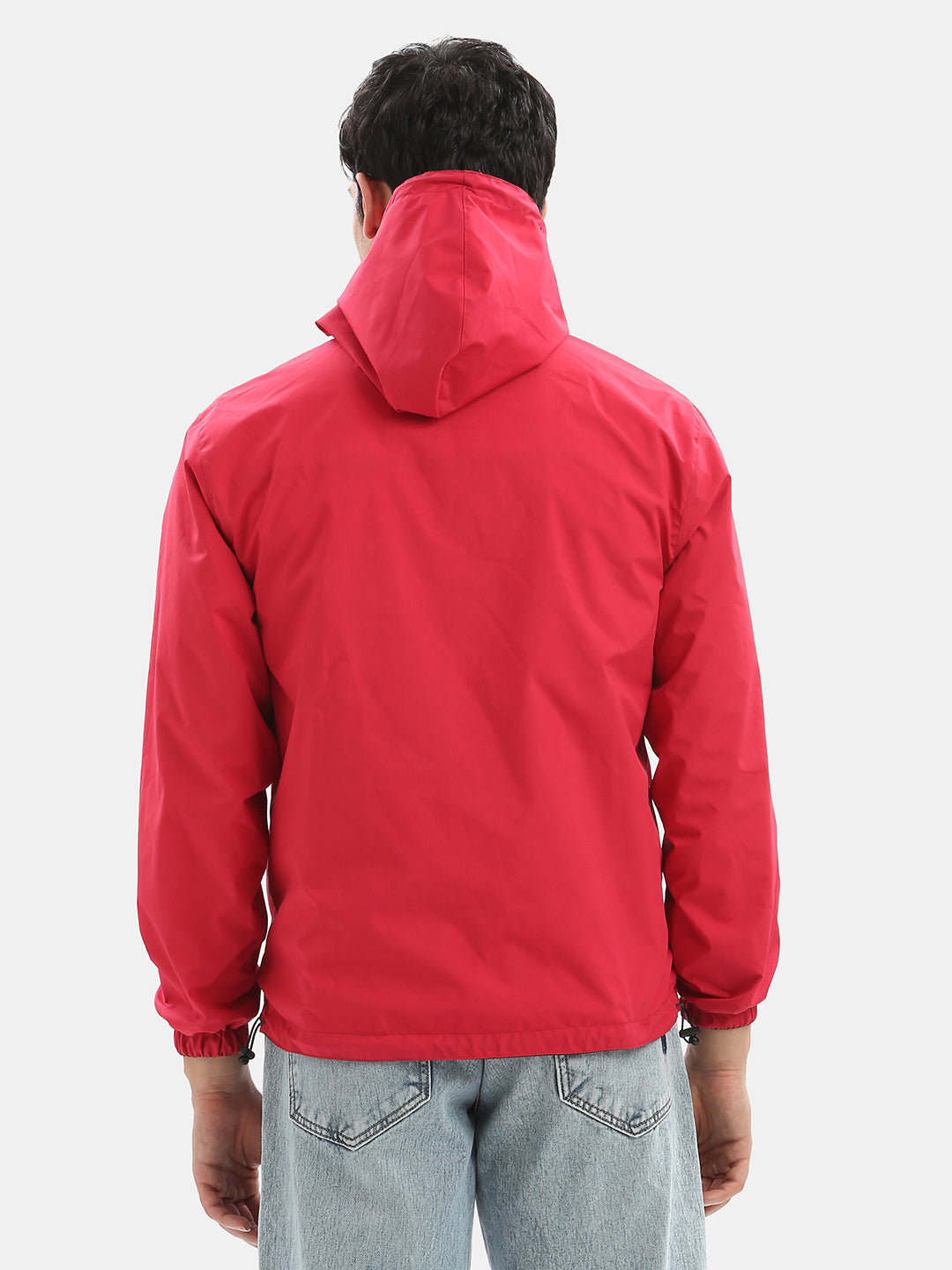TBASE Reversible Rain Jacket | Waterproof Lightweight Jacket| Black