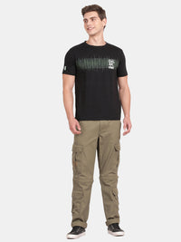 Solid Cargo Pants