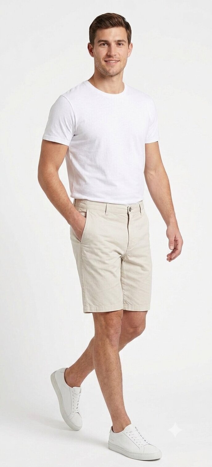 Tbase Men's Solid Regular Fit Cotton Shorts– BRICH