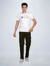 Solid Cargo Pants