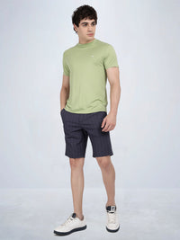 Tbase Men’s Navy Printed Casual Shorts