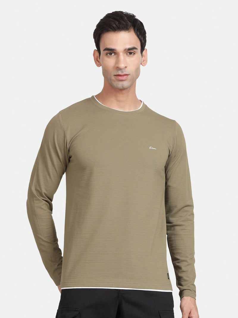 T-Base Round Neck Cotton Relaxed Fit T-Shirt