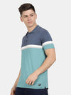 T-Base Men Polo Collar Nylon T-Shirt
