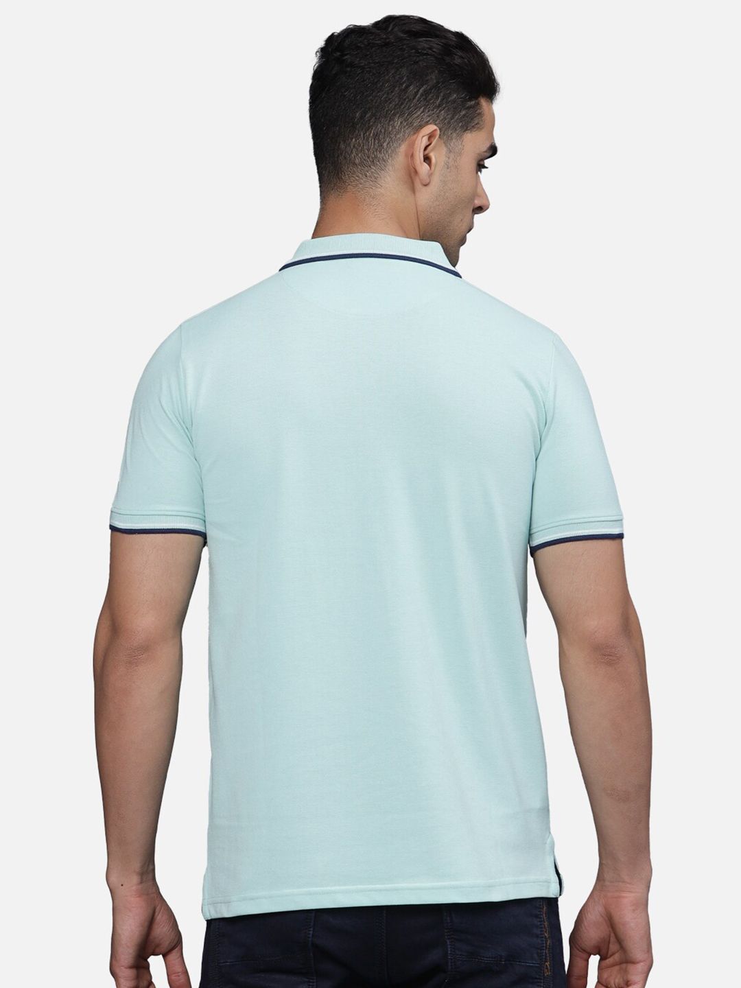 HALF SLEEVE POLO COLLAR T-SHIRT WITH CHEST POCKET