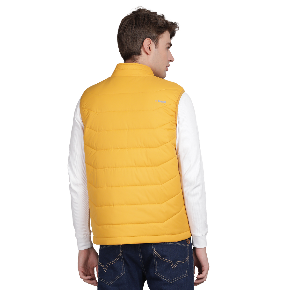 Men’s Classic Mustard Polyester Jacket - Regular fit