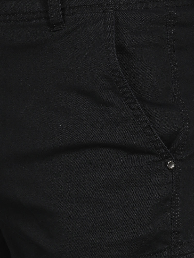 T-Base Men Regular Fit Cargos Trousers