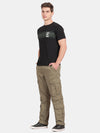 Solid Cargo Pants