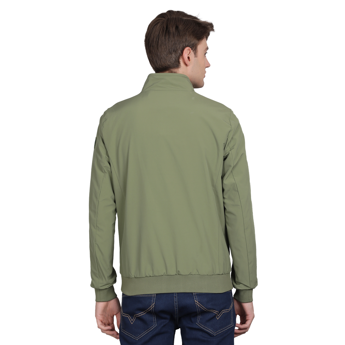 Men’s Classic Pistachio Polyester Jacket - Regular fit