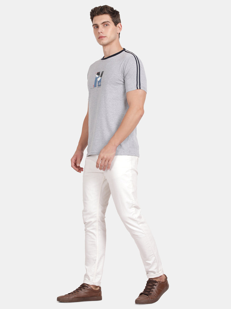 CREW NECK GRAPHIC T-SHIRT