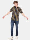 HALF SLEEVE COTTON PRINTED SHIRT