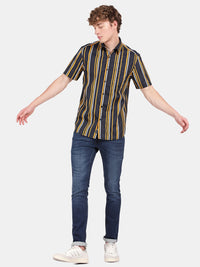HALF SLEEVE COTTON PRINTED SHIRT